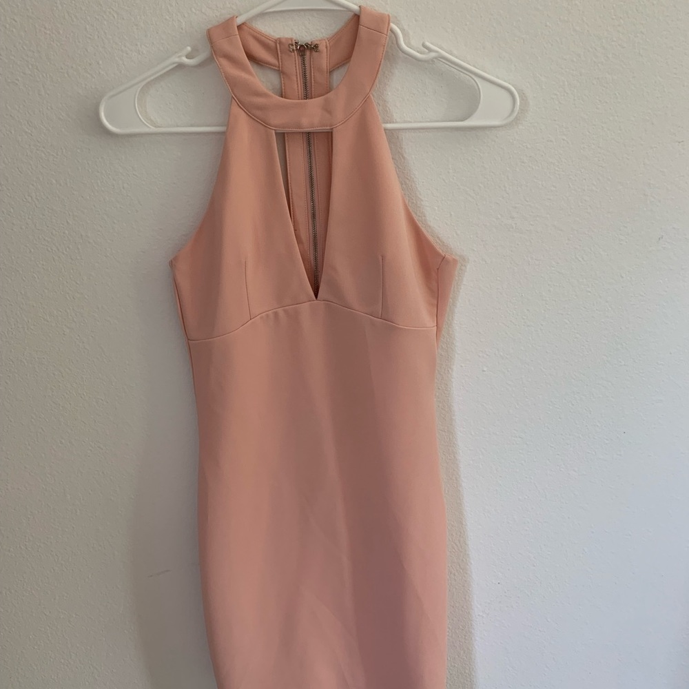 Pink cocktail dress